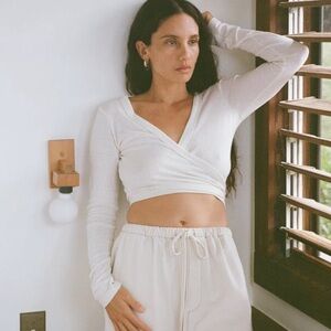 OZMA Ballet Wrap Top- L